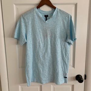 Good Man Brand | NWT notch neck light blue short sleeve tee shirt medium